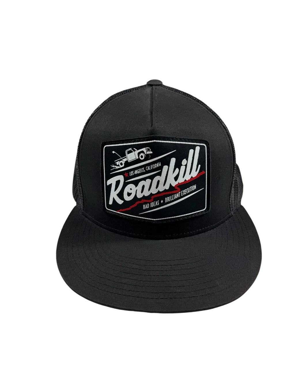 Roadkill Bad Ideas, Brillant Execution black Trucker hat